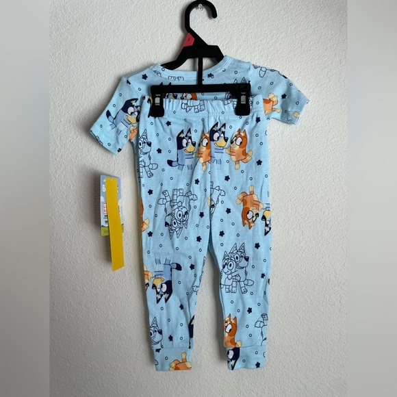 Bluey and Bingo Kids Pajama Set - Light Blue size 2T-NWT - Picture 3 of 3
